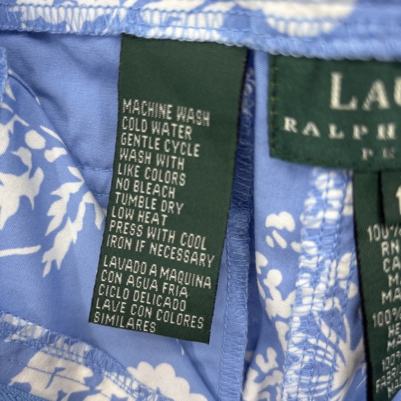 Ralph Lauren Wide Leg Crop Chino‎ Pants w/ Drawstring. Women's 12 Petite NWT - Picture 16 of 16